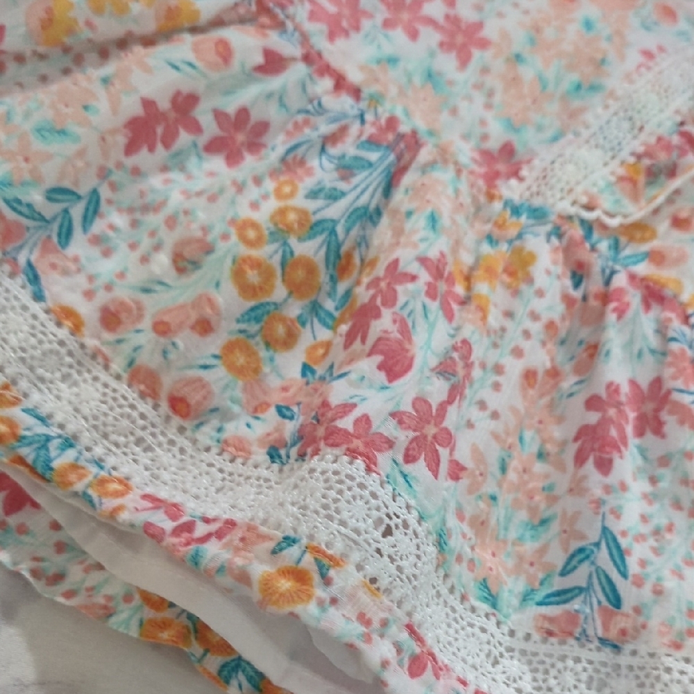 Size 3-6M Baby Girls Tommy Bahama Multicolor Baby Dress - Picture 4 of 11